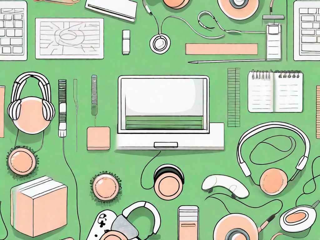 A classroom setting with focus-enhancing tools such as fidget toys