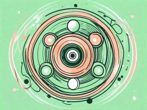 A fidget spinner in motion