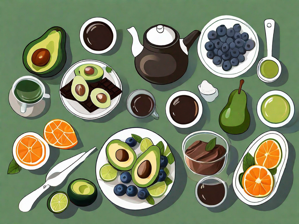 Various types of food known for boosting focus